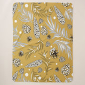 Couverture Sherpa Motif de Noël, Pine Snow 6 (Devant)