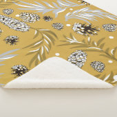 Couverture Sherpa Motif de Noël, Pine Snow 6 (3/4)