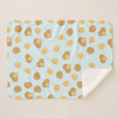 Couverture Sherpa Motif de noix mignonnes (Devant (Horizontal))