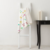 Couverture Sherpa Motif de notes musicales (En situation)