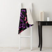 Couverture Sherpa Motif de notes musicales (En situation)