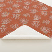 Couverture Sherpa Motif de palmier de Bohême (3/4)