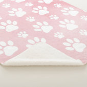 Couverture Sherpa Motif De Pâtes, Patrouilles Blanches, Aquarelles,  (3/4)