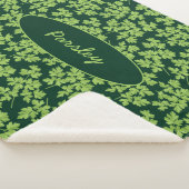 Couverture Sherpa Motif de persil (3/4)