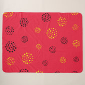 Couverture Sherpa Motif de points 12 (Devant (Horizontal))
