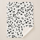 Couverture Sherpa Motif de ports dalmate (Devant)