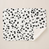 Couverture Sherpa Motif de ports dalmate (Devant (Horizontal))