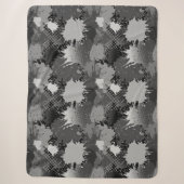 Couverture Sherpa Motif de projection de peinture 2 (Devant)