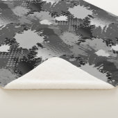 Couverture Sherpa Motif de projection de peinture 2 (3/4)