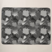 Couverture Sherpa Motif de projection de peinture 2 (Devant (Horizontal))