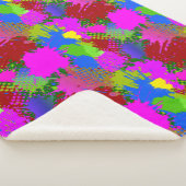 Couverture Sherpa Motif de projection de peinture 3 (3/4)
