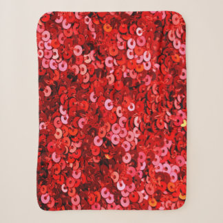 Couverture Sherpa Motif de séquences rouges