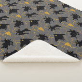 Couverture Sherpa Motif de silhouette Black Adam Lightning (3/4)