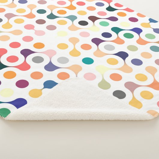 Couverture Sherpa Motif de structure moléculaire (3/4)