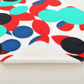 Couverture Sherpa Motif de style de lecture couleur dynamique (3/4)
