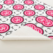 Couverture Sherpa Motif de symbole moderne (3/4)