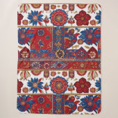 Couverture Sherpa motif de tapis serbe 6 (Devant)
