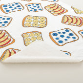 Couverture Sherpa Motif de toast (3/4)