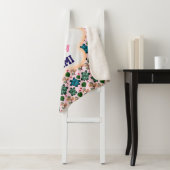 Couverture Sherpa Motif de tortue personnalisé (En situation)