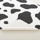Couverture Sherpa Motif de vache (3/4)