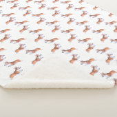 Couverture Sherpa Motif de vol Corgi (3/4)