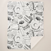 Couverture Sherpa Motif délicieux (Devant)