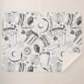 Couverture Sherpa Motif délicieux (Devant (Horizontal))