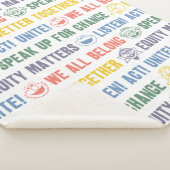 Couverture Sherpa Motif des expressions inspirantes (3/4)