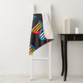 Couverture Sherpa motif des fils d'adn (En situation)
