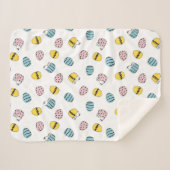 Couverture Sherpa Motif des oeufs de Pâques Snoopy (Devant (Horizontal))