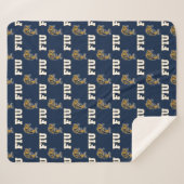 Couverture Sherpa Motif des Panthers de la FIU (Devant (Horizontal))