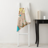 Couverture Sherpa Motif d'été (En situation)