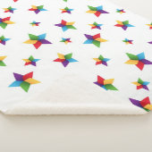 Couverture Sherpa Motif d'étoiles (3/4)