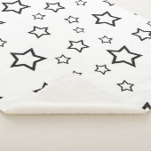 Couverture Sherpa Motif d'étoiles (3/4)