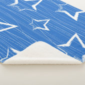 Couverture Sherpa Motif d'étoiles (3/4)