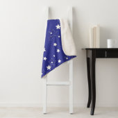 Couverture Sherpa Motif d'étoiles (En situation)
