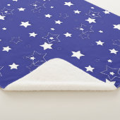 Couverture Sherpa Motif d'étoiles (3/4)