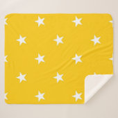 Couverture Sherpa Motif d'étoiles (Devant (Horizontal))