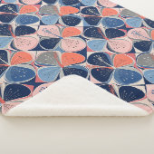 Couverture Sherpa Motif d'Hibiscus Tropical Côtier (7) (3/4)