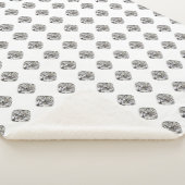 Couverture Sherpa Motif diamant (3/4)