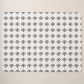 Couverture Sherpa Motif diamant (Devant (Horizontal))