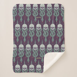 Couverture Sherpa Motif d'icône géométrique de la Marque noire