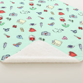 Couverture Sherpa Motif d'icône Médicale (3/4)