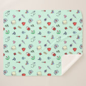 Couverture Sherpa Motif d'icône Médicale (Devant (Horizontal))