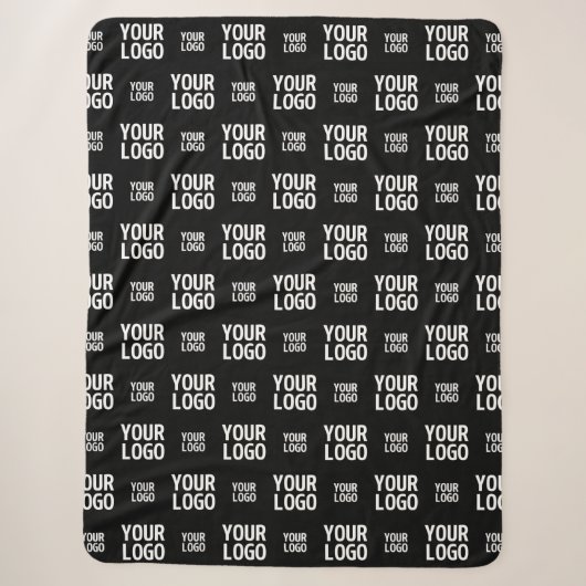 Couverture Sherpa Motif d'image, de design ou de logo d'entreprise é (Devant)