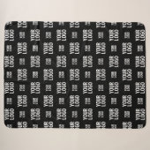Couverture Sherpa Motif d'image, de design ou de logo d'entreprise é (Devant (Horizontal))