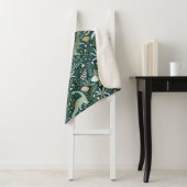 Couverture Sherpa Motif Dinosaur Vert (En situation)