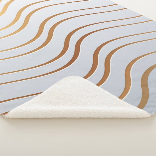 Couverture Sherpa Motif d'or 3 (3/4)