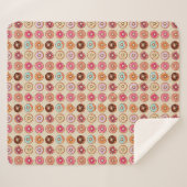 Couverture Sherpa Motif Doughnut mou (Devant (Horizontal))