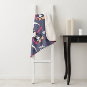 Couverture Sherpa Motif d'ours panda pirate mignon (En situation)